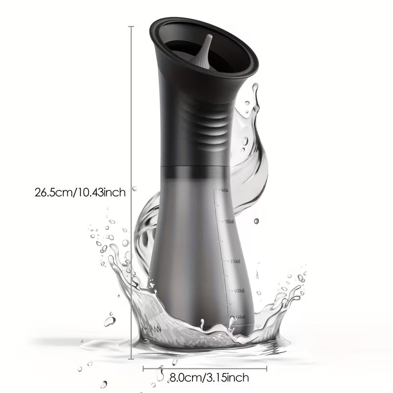 جهاز VMED لتنظيف الكهربي الذكي – شاشة LED، بطارية ليثيوم، قابلة لإعادة الشحن، 3 مستويات ضغط، مقاوم للماء