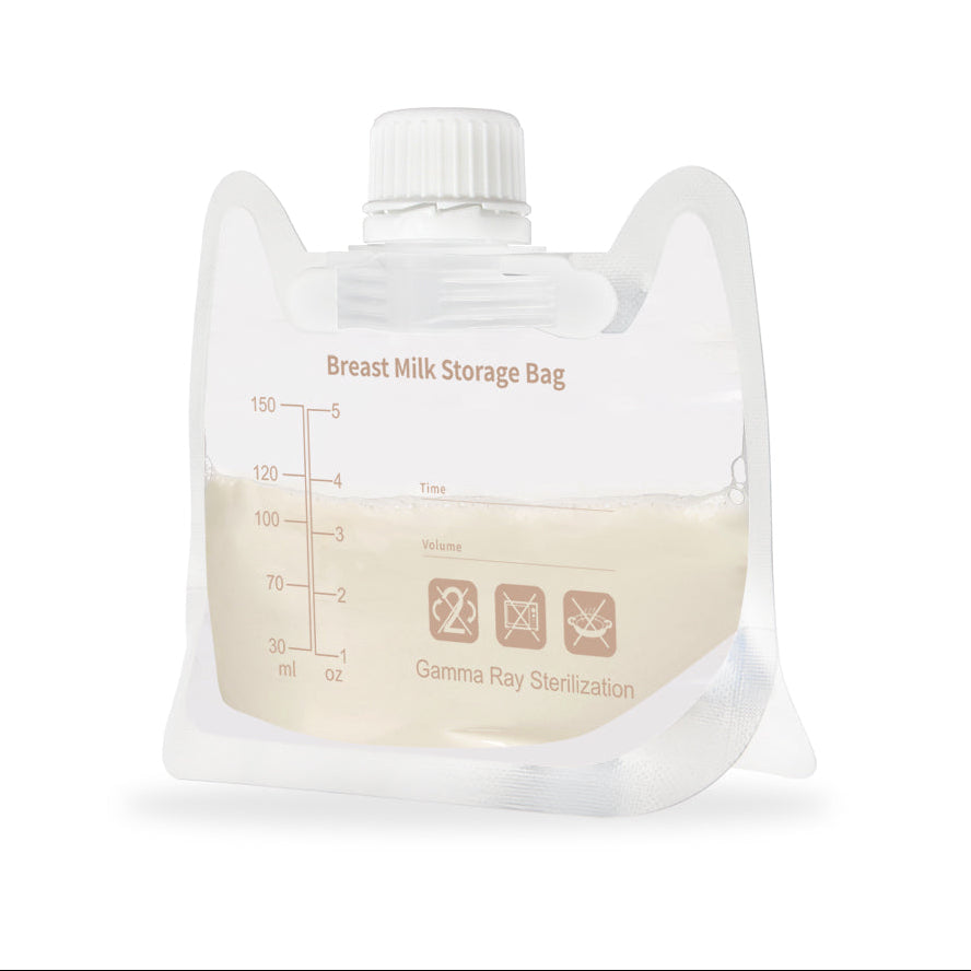 أكياس تخزين حليب الأم من VMED – تعقيم للغاية، مانعة للتسرب، آمنة للتجميد والغسلين 30 كيس