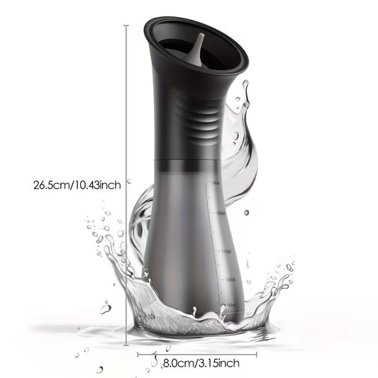 جهاز VMED تنظيف الأذن الكهربائي الذكي – شاشة LED، خزان مياه مدمج، قابل للشحن، 3 مستويات ضغط، مقاوم للماء