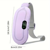 حزام تدفئة لاسلكي للآلام النسائية – 3 مستويات حرارة + 4 أوضاع تدليك – قابل للشحن ومناسب للسفر