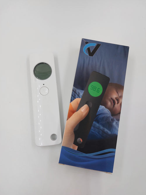 ميزان حرارة رقمي بدون لمس من VMED – 3 أوضاع قياس | شاشة مضيئة | بطاريات تدوم 6000 فحص
