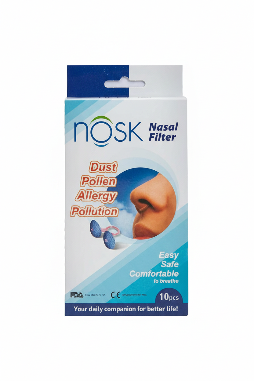 فلتر NOSK أنف كوري لتنقية الهواء – للحماية من، فلتر غبار، والتلوث