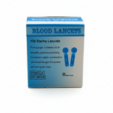 إبر وخز جهاز فحص السكري VMED – قلم 100 إبرة معقّمة سهلة الاستخدام