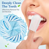 أكياس تنظيف الأسنان بالإصبع بنكهة النعناع – نظافة فورية وانتعاش أينما كنت 10كيس